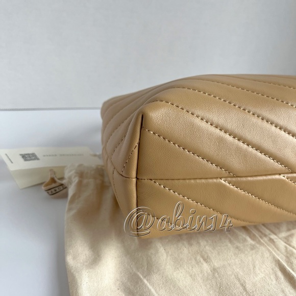 Tory Burch Kira Chevron Small Convertible Leather Shoulder Bag - Picture 8 of 16